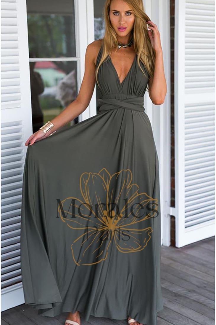 Robe Bohème Unie – Romane - Image 4