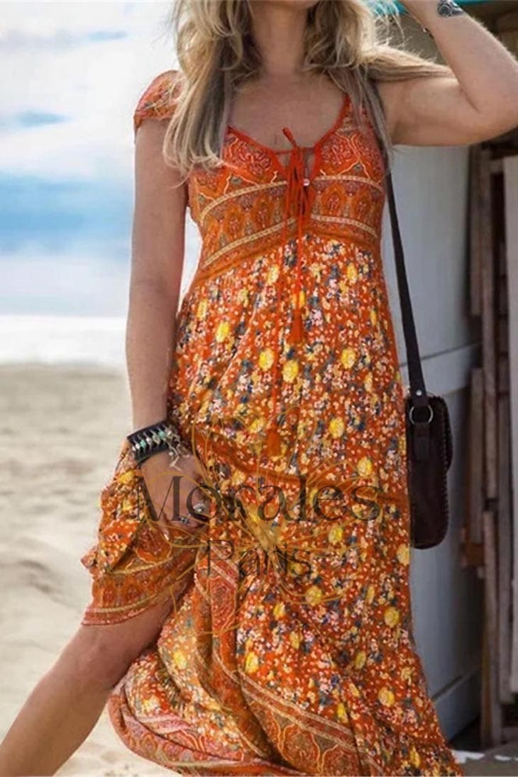 Robe Bohème Violette – Audeline - Image 5