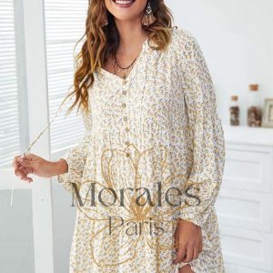 Robe Chemise Bohème – Oriane