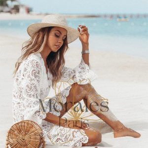 Robe Bohème au Crochet – Manon