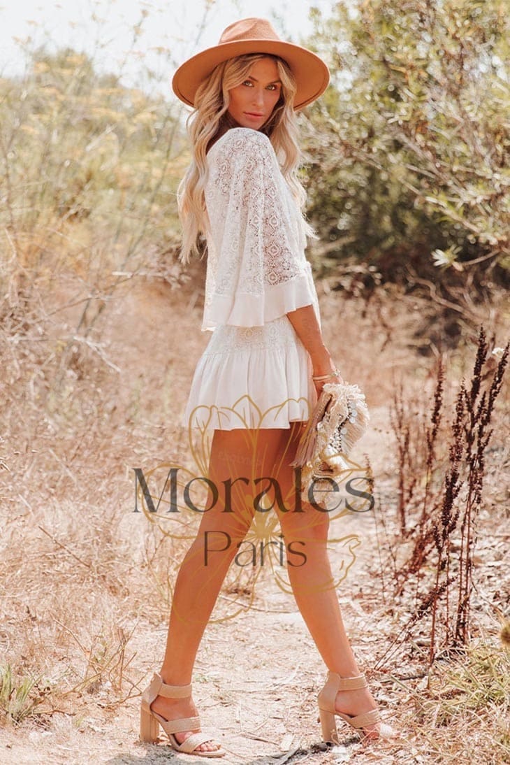 Robe d’Été Bohème Courte – Donatienne – Image 6