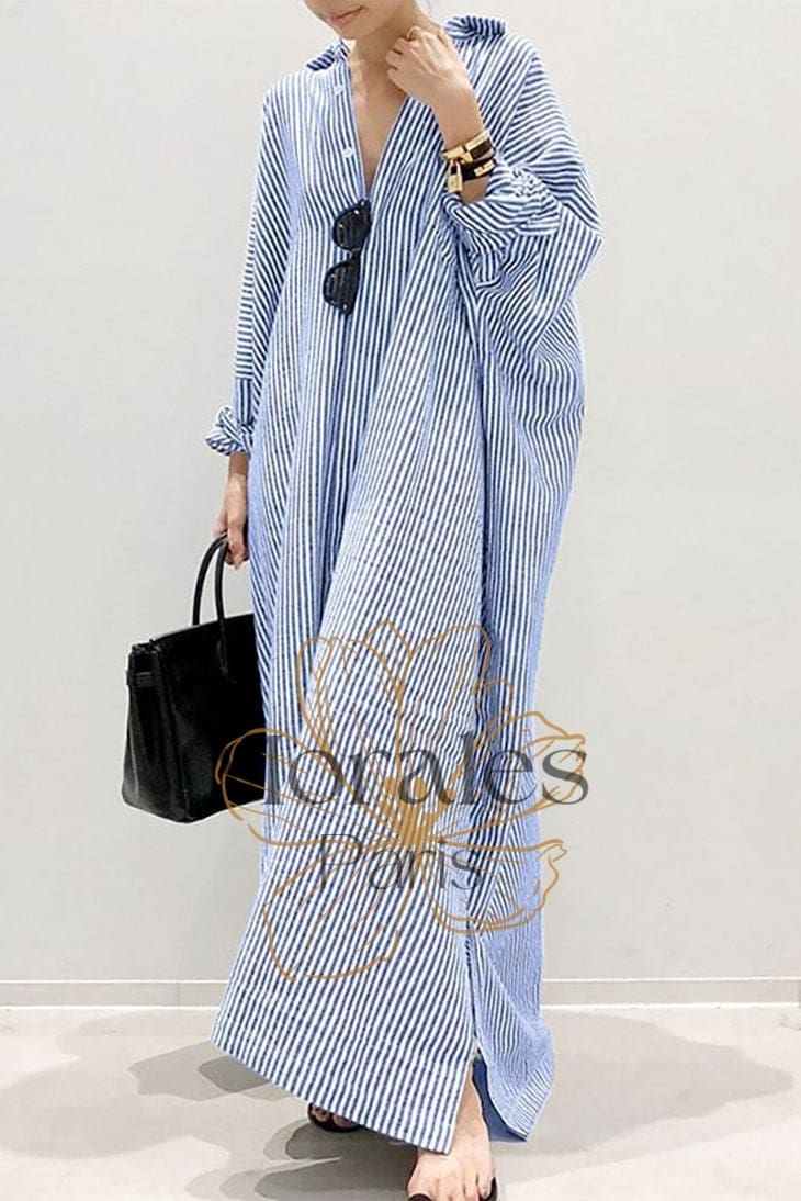 Robe Bohème Longue et Ample – Ambre - Image 3