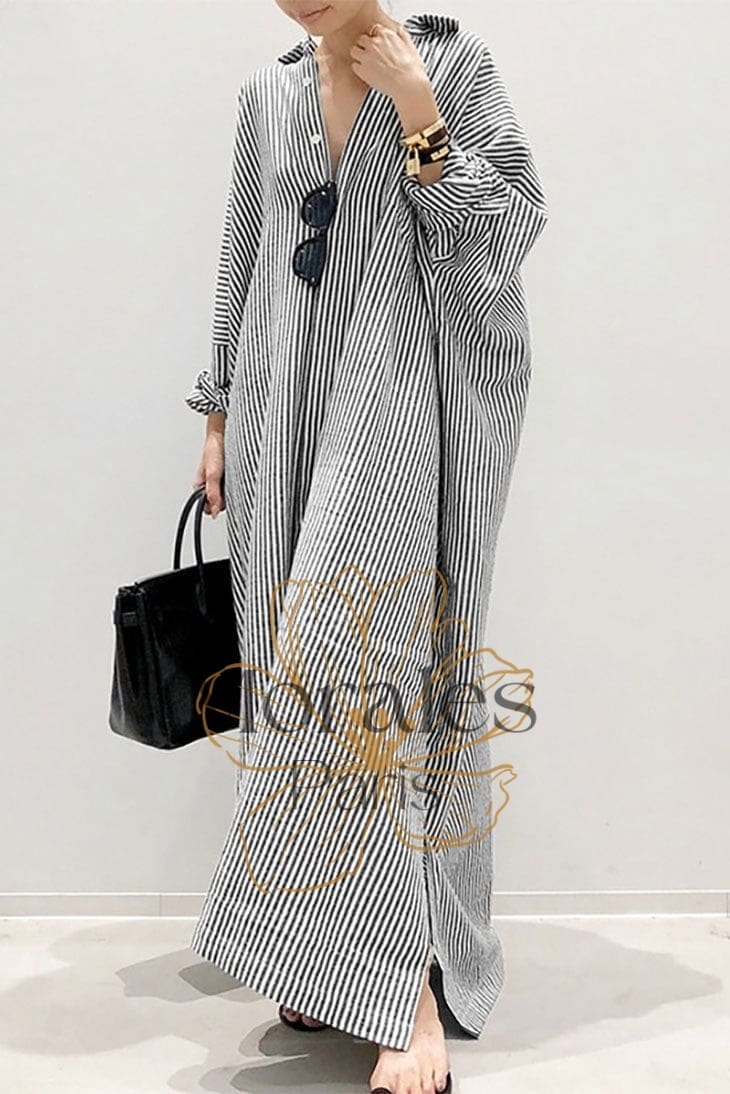 Robe Bohème Longue et Ample – Ambre