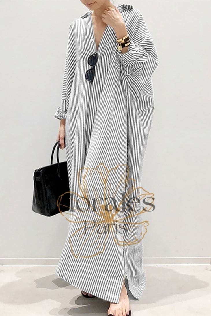 Robe Bohème Longue et Ample – Ambre - Image 4