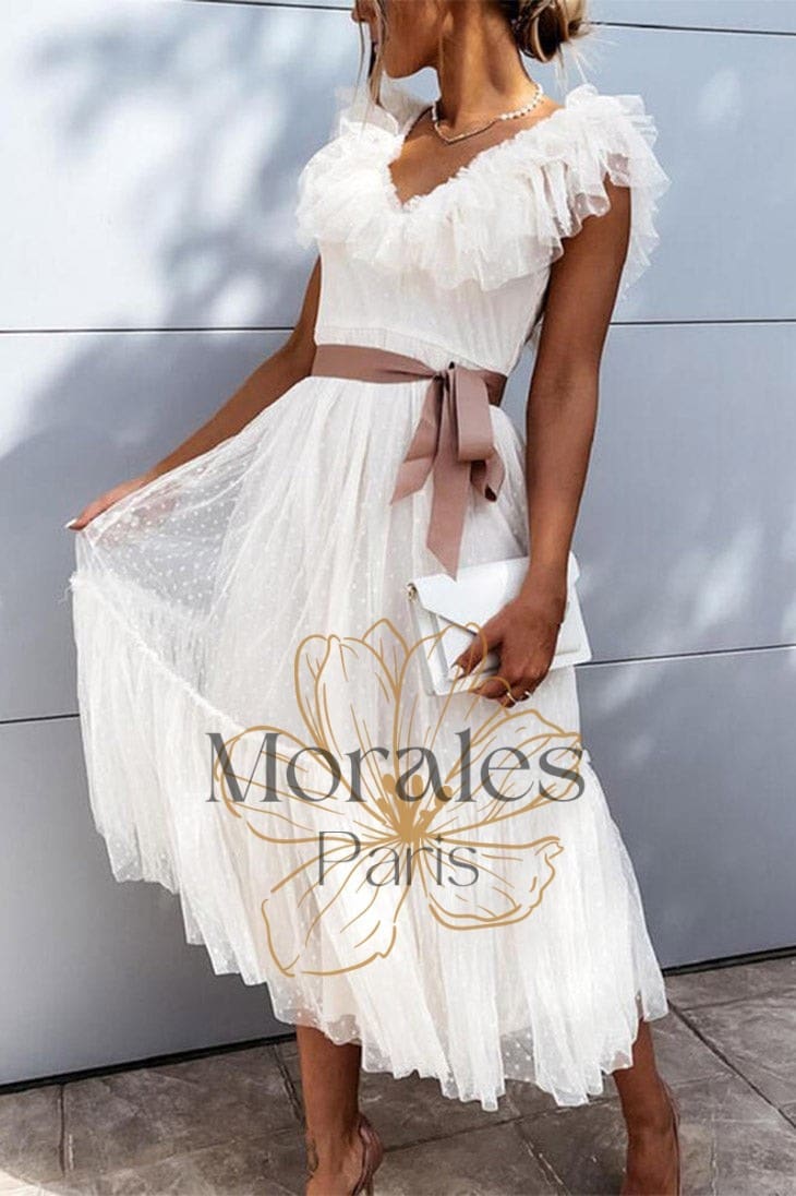 Robe Longue Bohème de Cérémonie – Félicité - Image 3