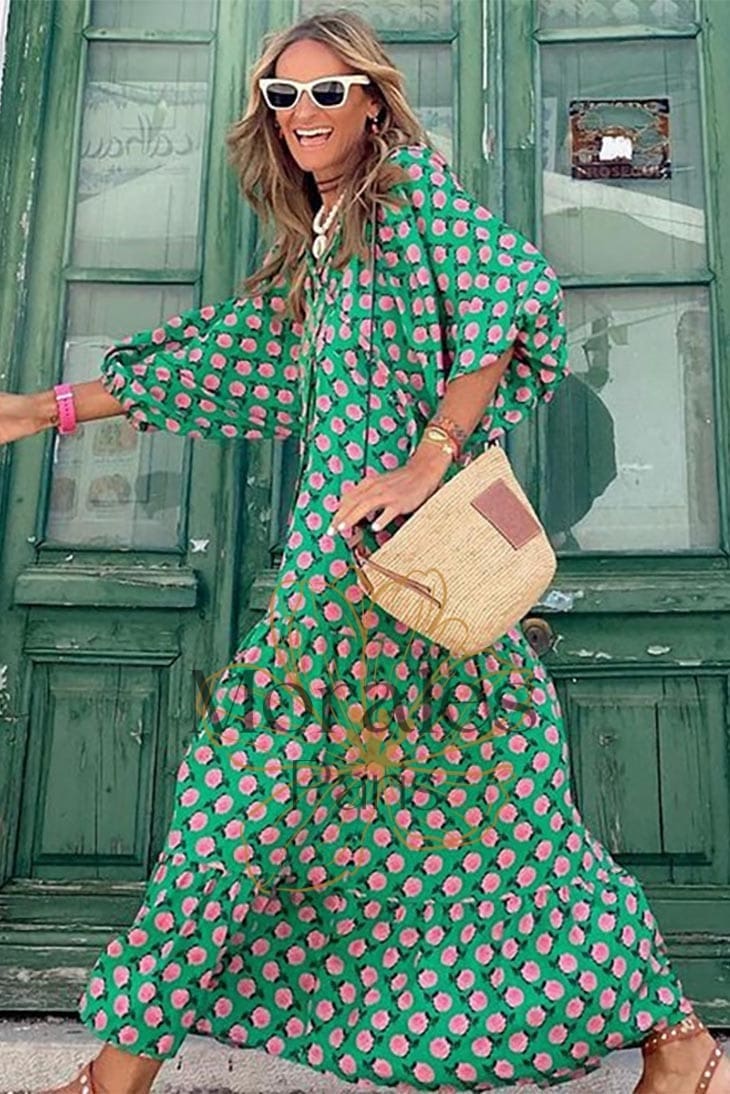 Robe Longue Bohème Violette – Garance – Image 6