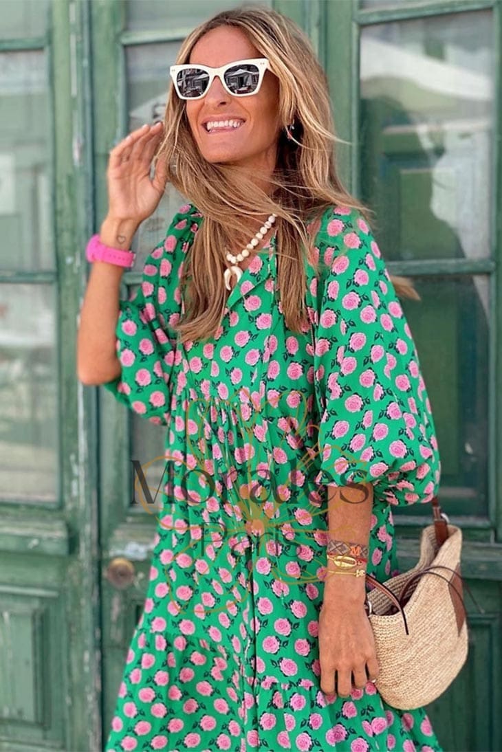 Robe Longue Bohème Violette – Garance – Image 7