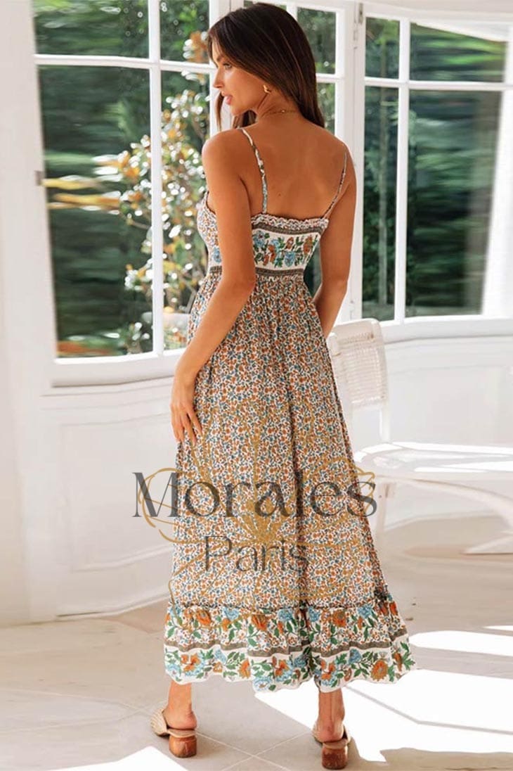 Robe Longue Bohème Coupe Empire – Suzanne – Image 6