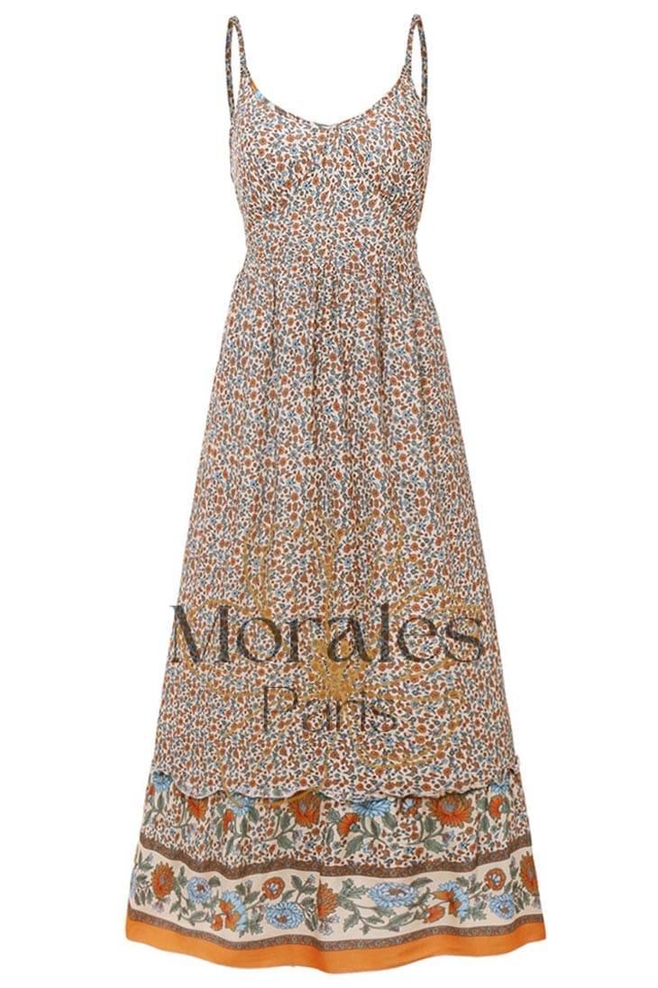 Robe Longue Bohème Coupe Empire – Suzanne – Image 8