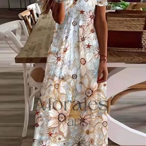 Robe Longue Fleurie Bohème Chic – Edith