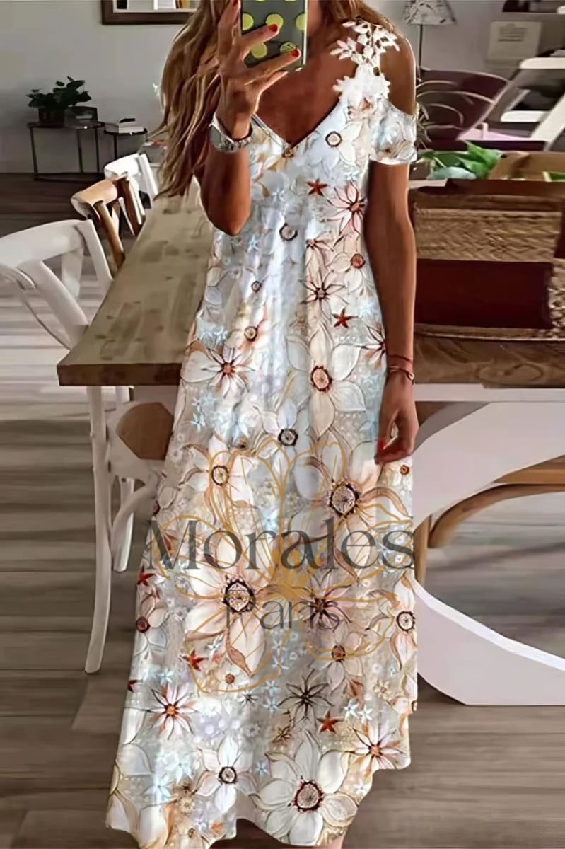 Robe Longue Fleurie Bohème Chic – Edith – Image 2