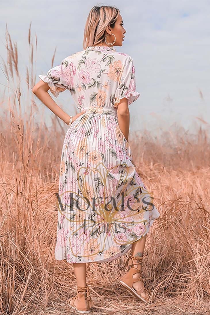 Robe Longue Fluide Imprimée Bohème – Sidonie – Image 6