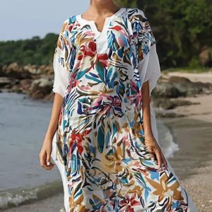 Robe Longue Grande Taille de Style Bohème – Scarlett