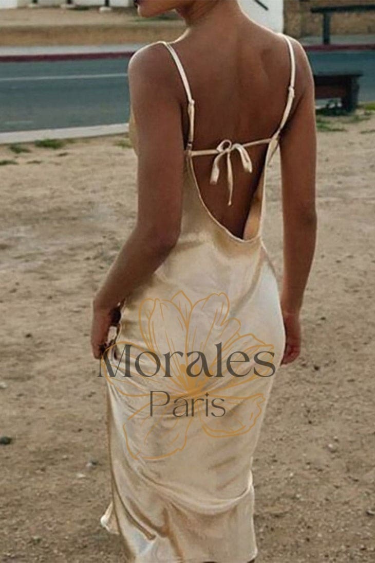 Robe Longue Bohème Sans Manches – Olympe – Image 6