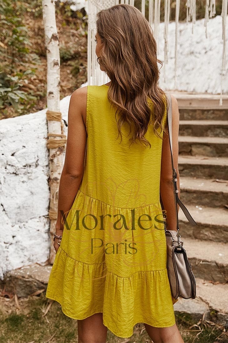 Robe Patineuse Bohème – Prune - Image 8