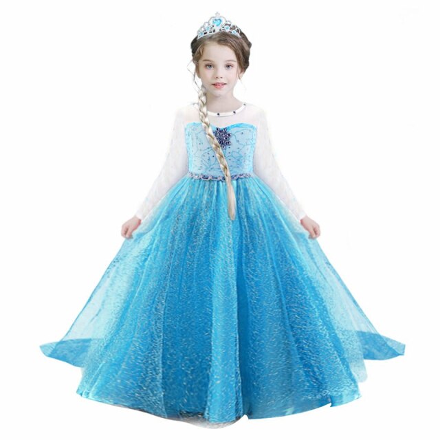 Robe Princesse Fille Elsa – Image 4