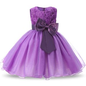 Robe Princesse Violette Fille