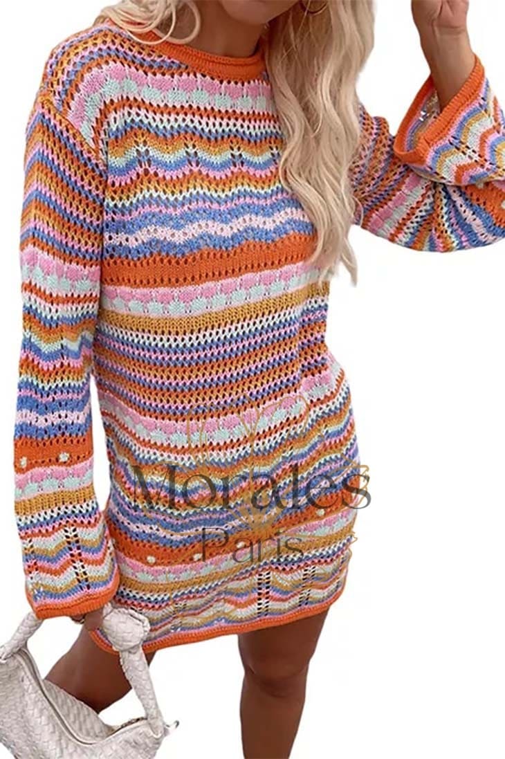 Robe Pull Bohème – Érable - Image 5