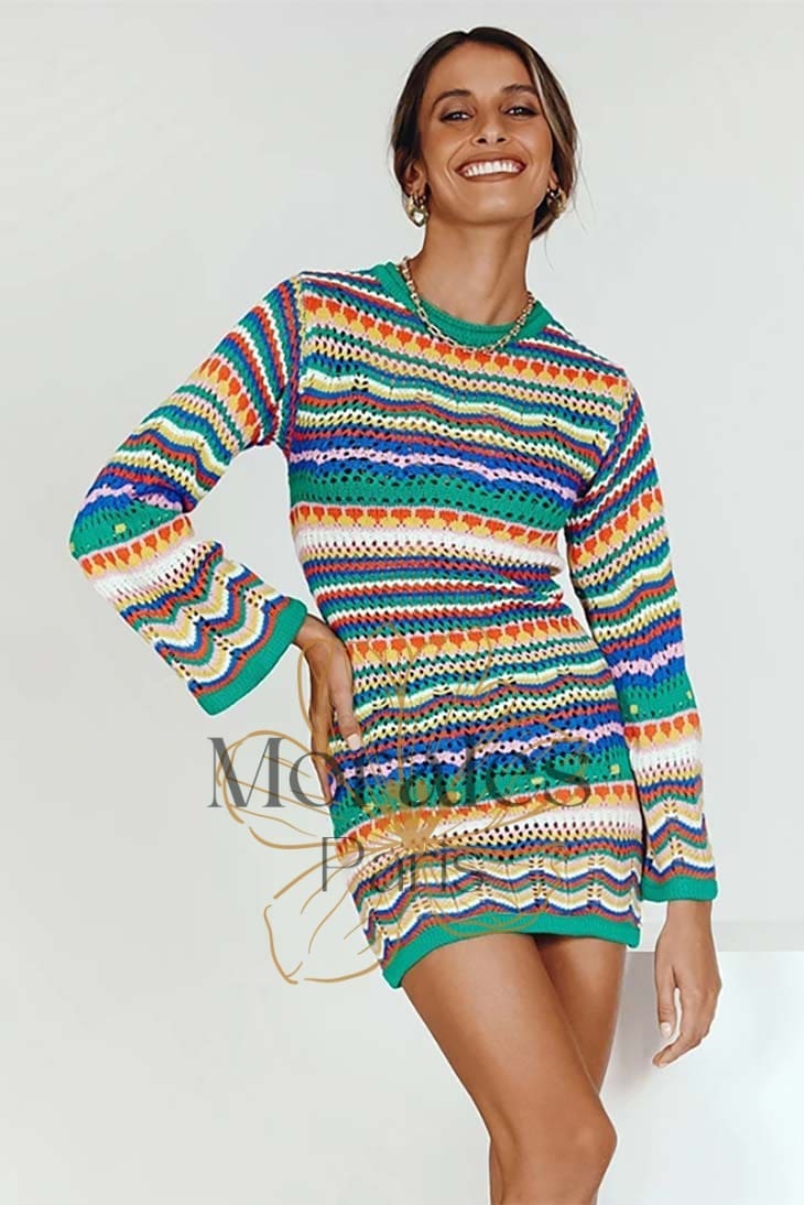 Robe Pull Bohème – Érable - Image 3