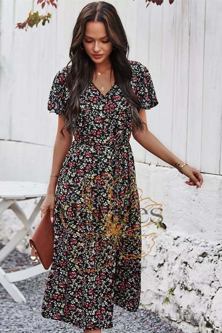 Robe de Soirée Bohème Chic – Léontine - Image 6