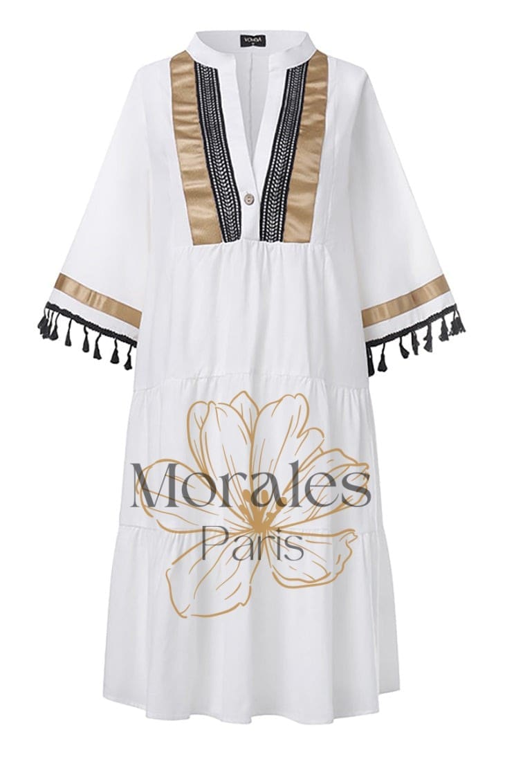 Robe Tunique Bohème – Clémence - Image 4