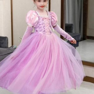 Robe de Princesse avec Couronne