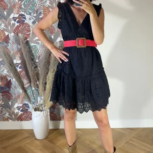 Robe noire dentelle