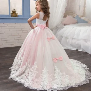 Robe de Cérémonie fille Rose