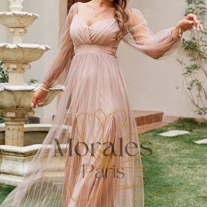 Robe Cérémonie Champêtre Nude