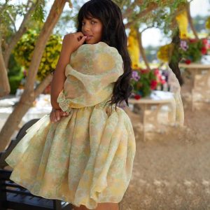 Robe Princesse Jaune Solaire