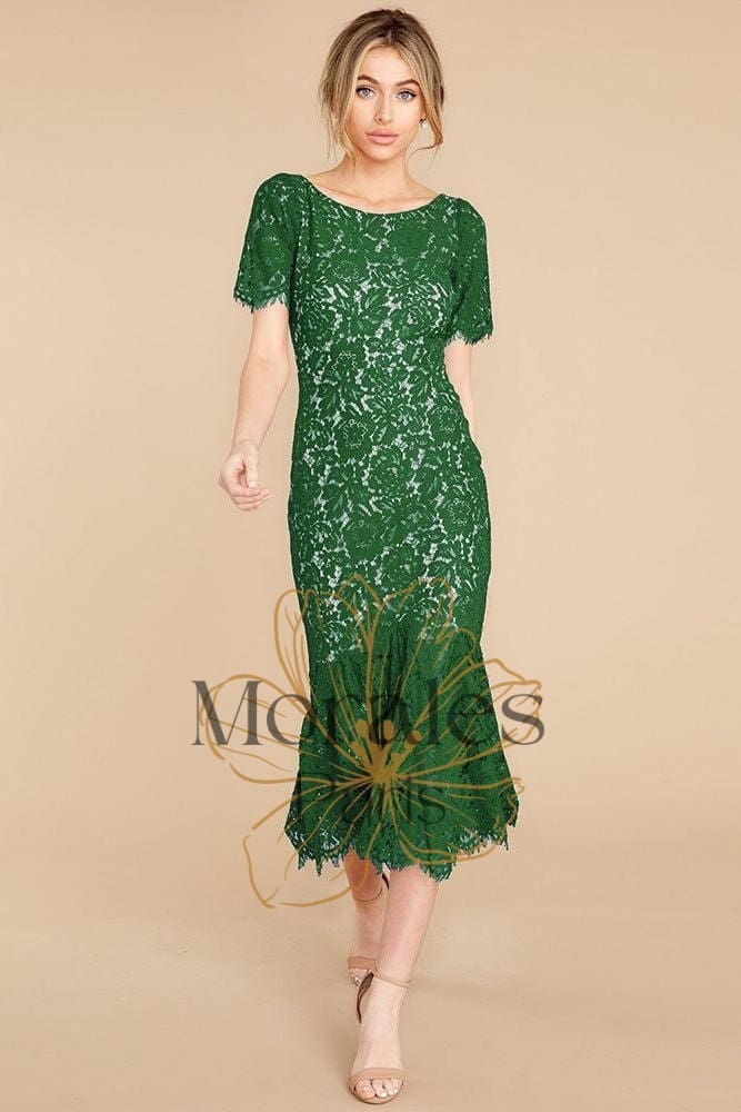 Robe Sexy Verte Dos Nu – Image 5