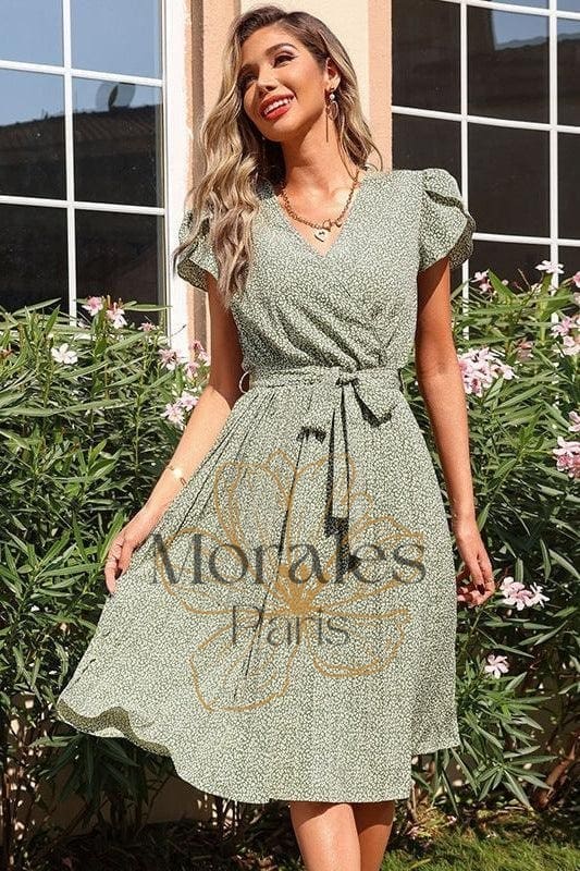 Robe Verte Style Été – Image 4