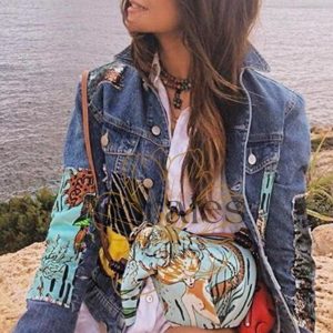 Veste en Jean Bohème Chic