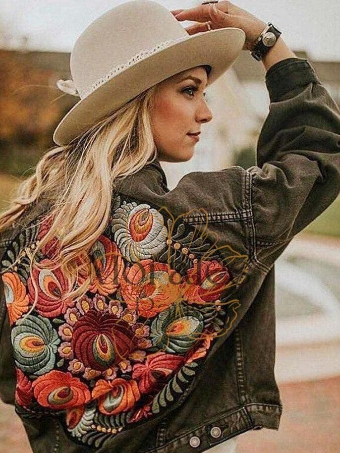 Veste en Jean Femme Bohème – Image 5