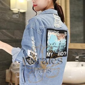 Veste en Jean Hippie Bohème