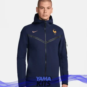 Veste France nike tech "Bleu" fleece 2024/2025