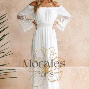 Robe Longue Bohème Blanche