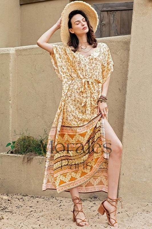 Robe De Promo Bohème Jaune – Image 4