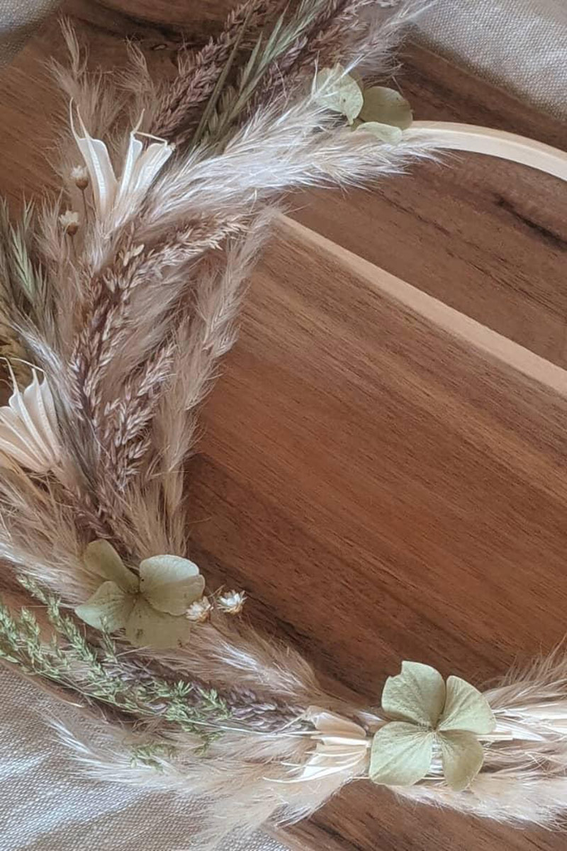 Atelier Couronne de fleurs séchées - Image 3
