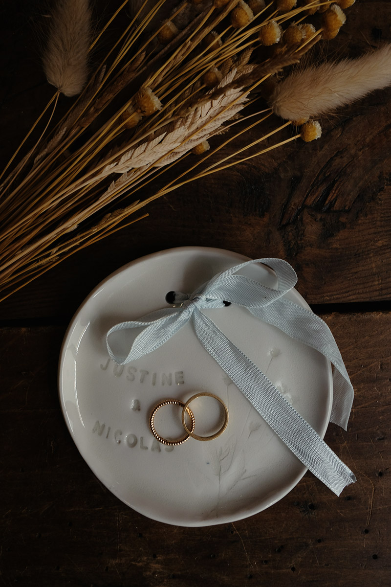 Atelier Porte-alliances en porcelaine