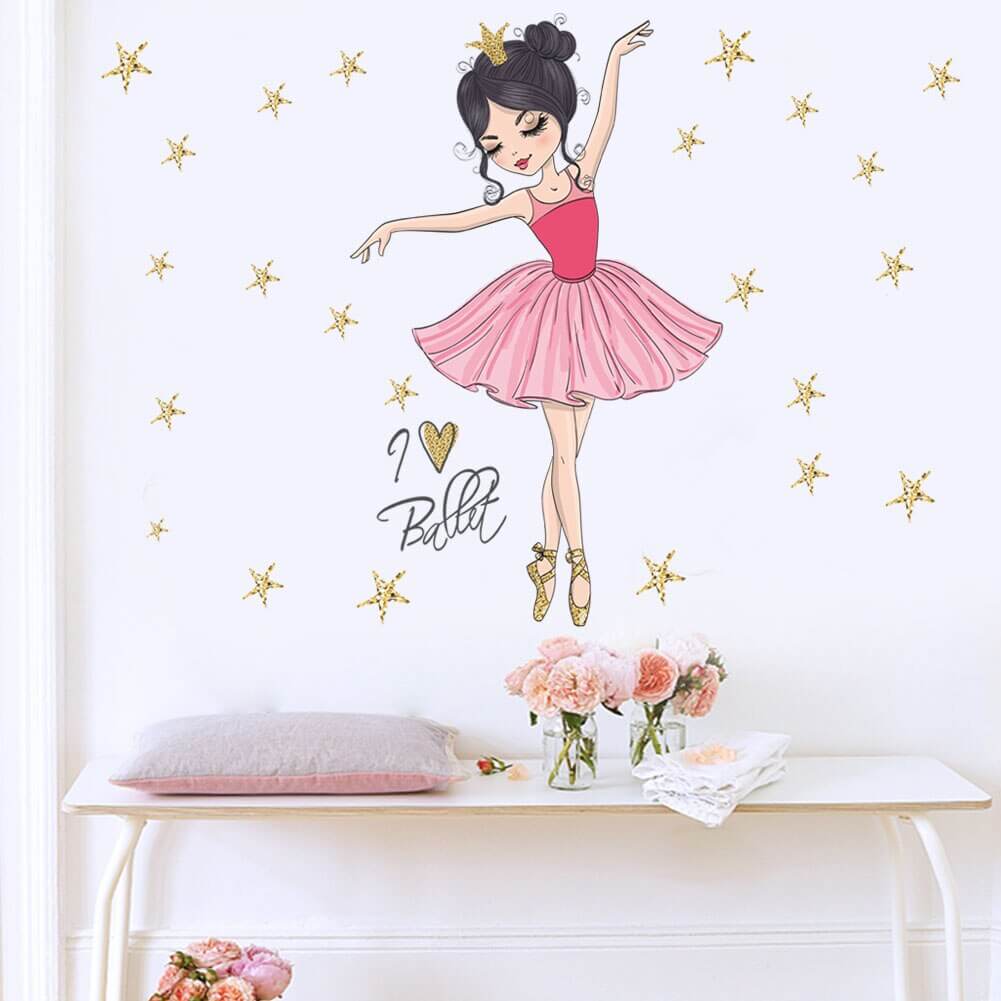 Stickers Chambre Fille Danseuse – Image 3