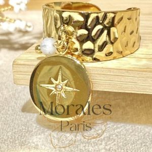 Bague Bohème Martelée