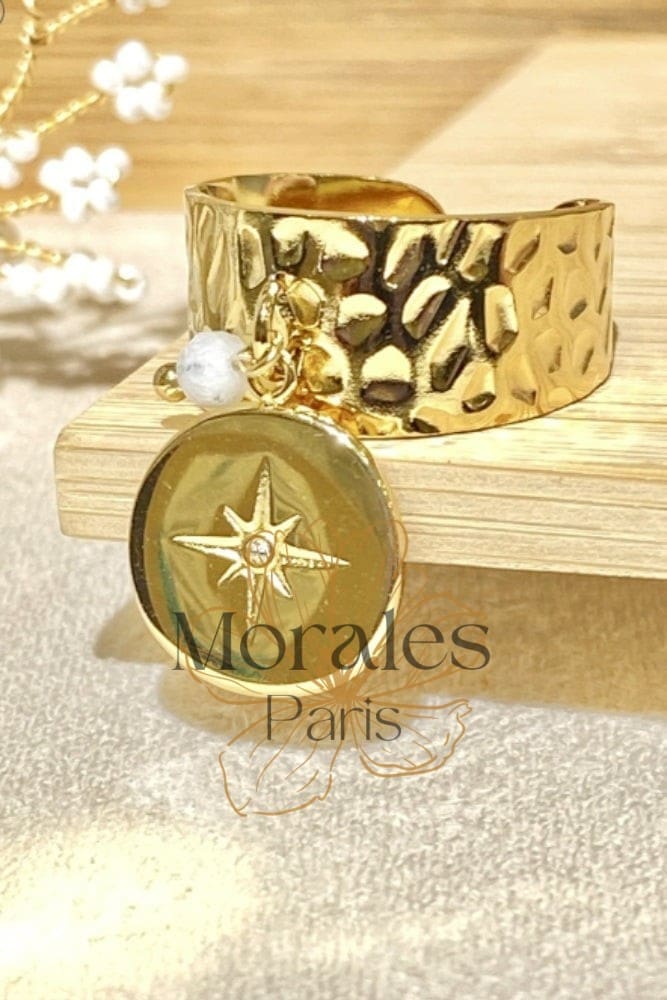 Bague Bohème Martelée