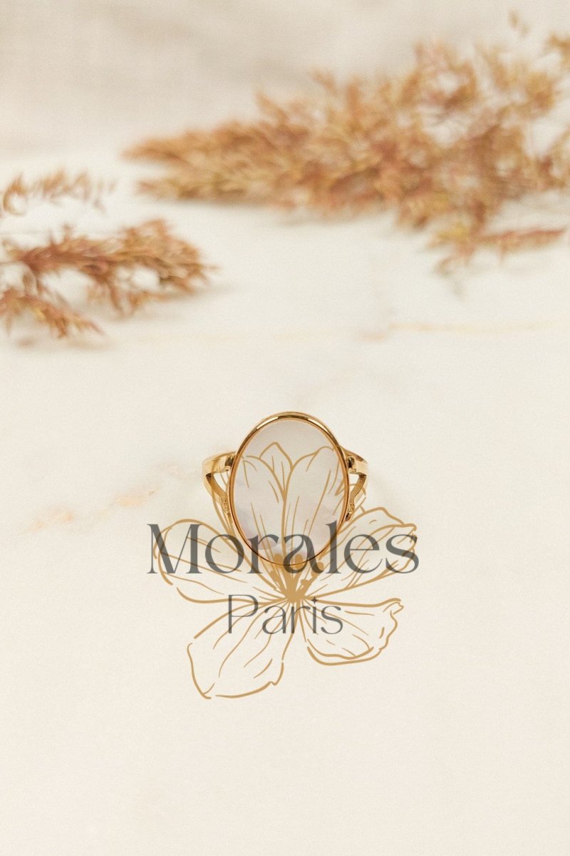 Bague Bohème Pierre Nacre – Image 4