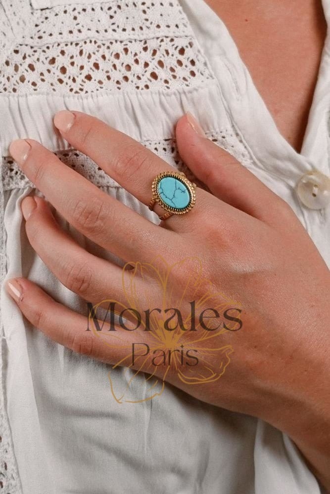 Bague Bohème Turquoise - Image 3