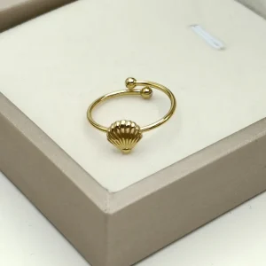 Bague de phalange ou d'orteil " Coquillage "