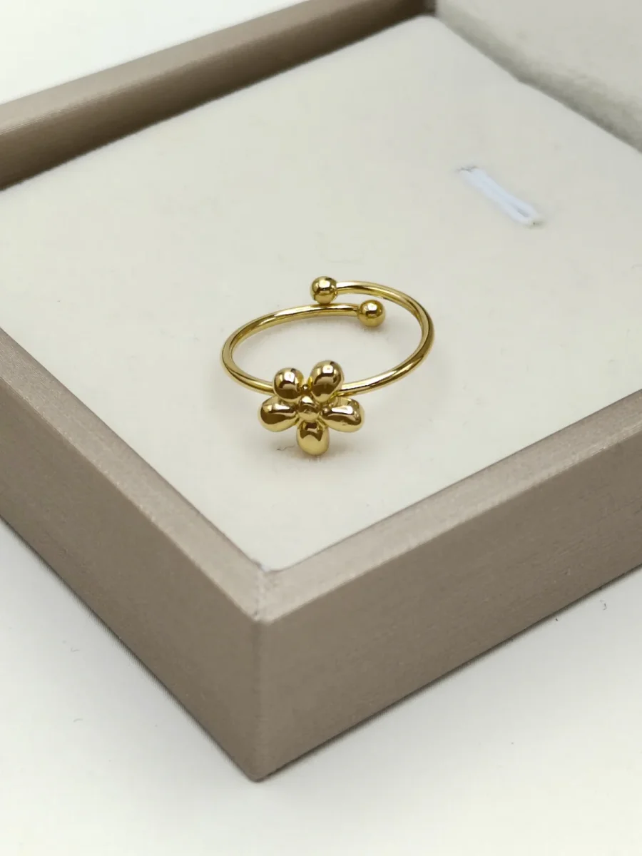 Bague de phalange ou d'orteil " Flower "