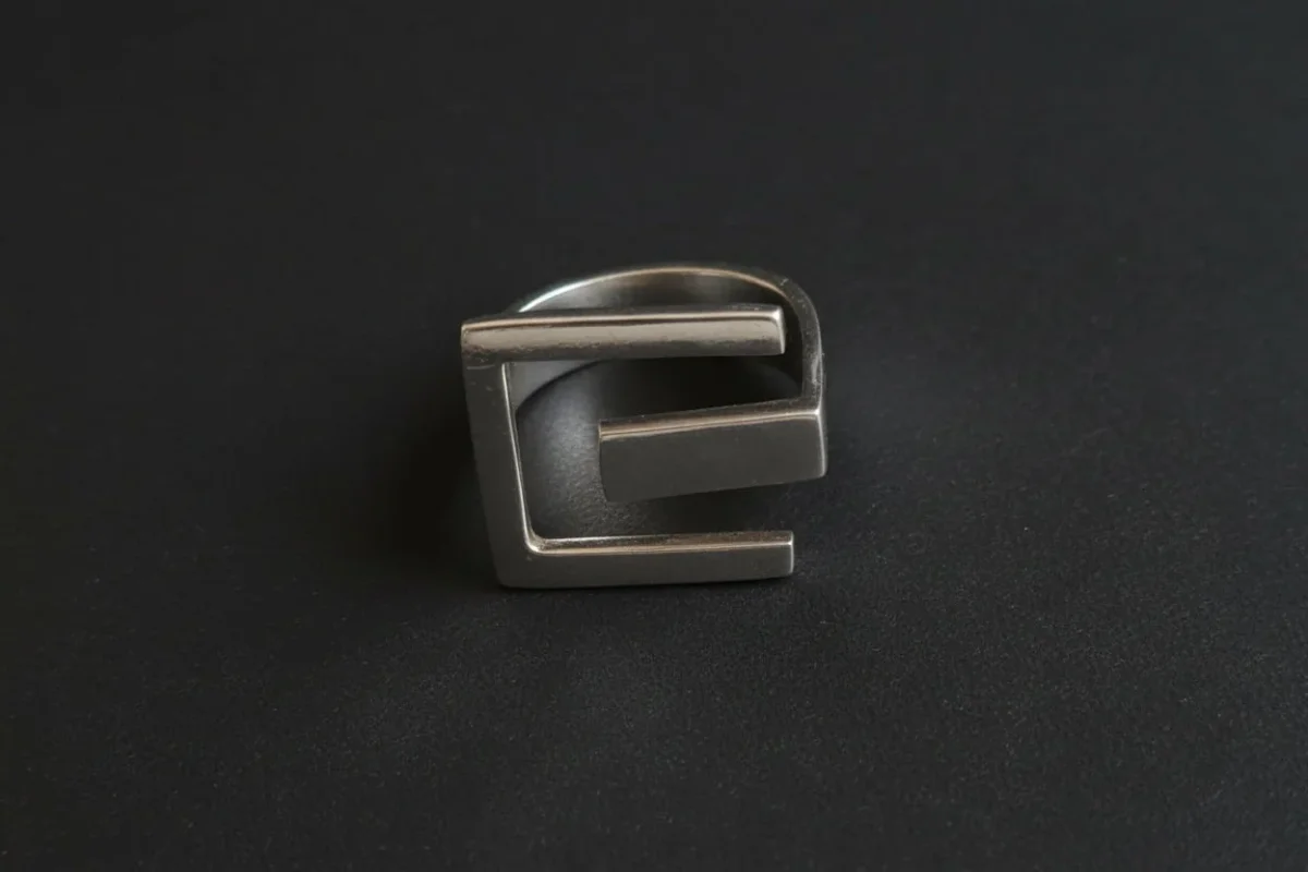 Bague Ptah Argent Massif Ajustable - Bijou Artisanal Sénégal - Image 3