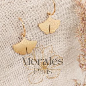 Boucles d’oreilles Bohème Ginkgo
