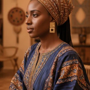 Boucles d’oreilles Djed dorées à l’or fin